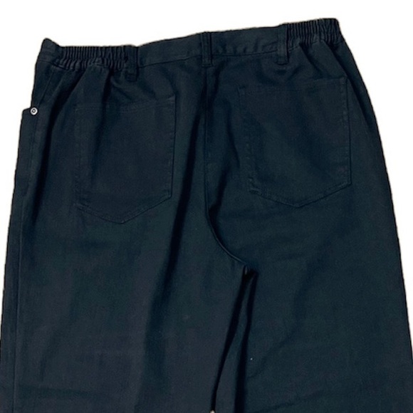 Ruby Rd. Classic Elastic Side Black Jeans - Picture 6 of 10